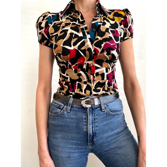 Diane Von Furstenberg Tops - Diane Von Furstenberg Silk Blouse